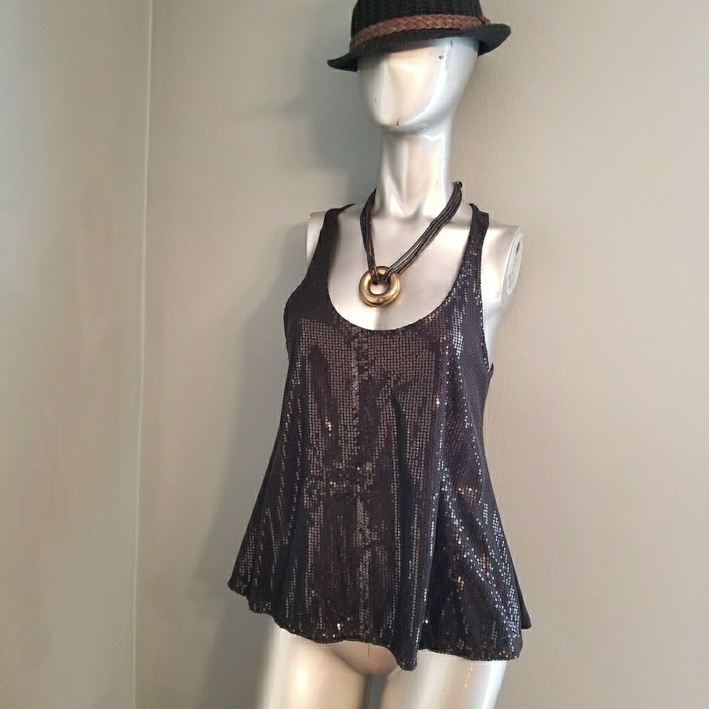 American rag sequenced Tank top